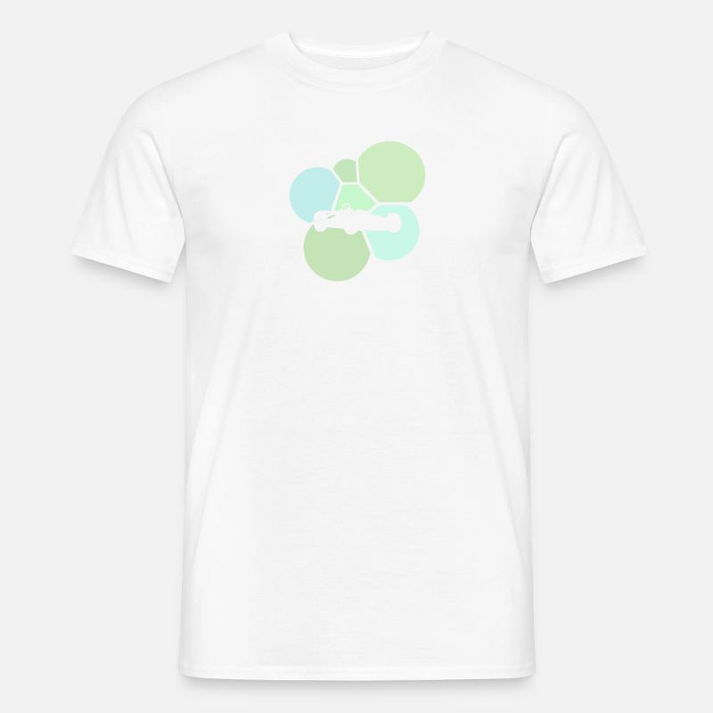 Autorennen Auto - Männer T-Shirt - Weiß