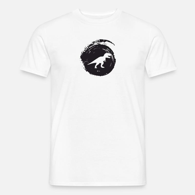 Dinosaurier Urzeit Museum - Männer T-Shirt - Weiß