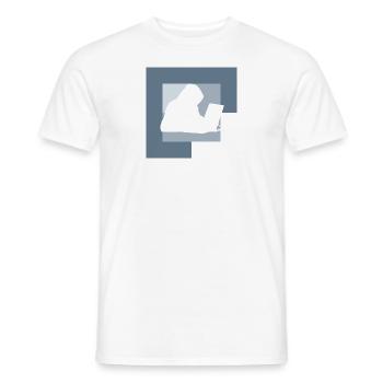Informaticien Cybersécurité - T-shirt homme - blanc - Devant - AI Model Male 178 dark (178cm)