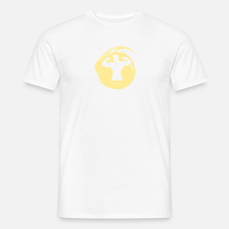 Bodybuilding Gewicht Bodybuilder - Männer T-Shirt - Weiß