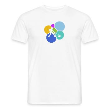 Curling Stick Curling Iron Curling Stone - Men's T-Shirt - white - Front - AI Model Male 178 dark (178cm)