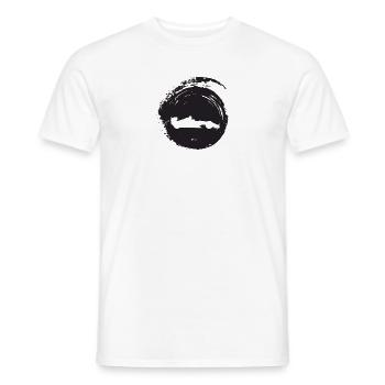 Car Racing Racing Car Tuner - Men's T-Shirt - white - Front - AI Model Male 178 dark (178cm)