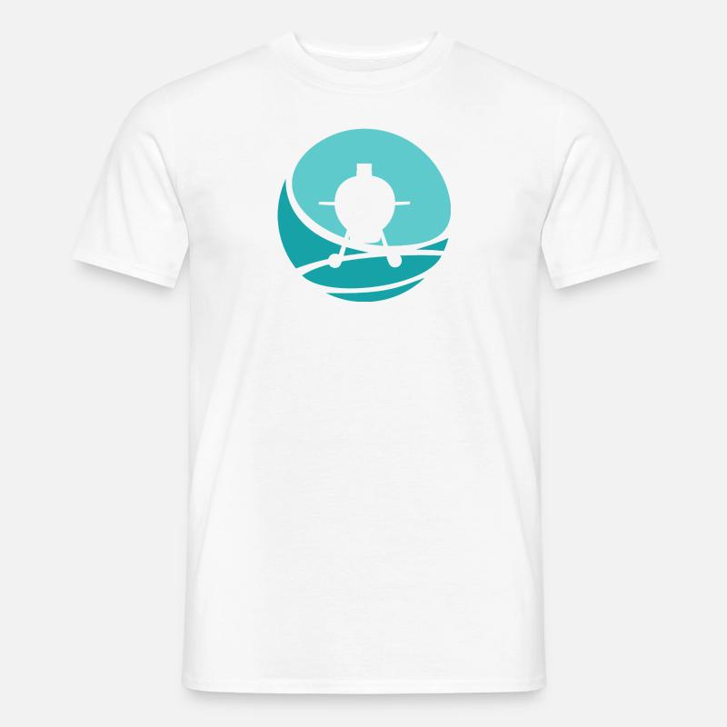 BBQ Grillfleisch - Männer T-Shirt - Weiß