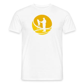 Paint Brush Painter - Men's T-Shirt - white - Front - AI Model Male 178 dark (178cm)