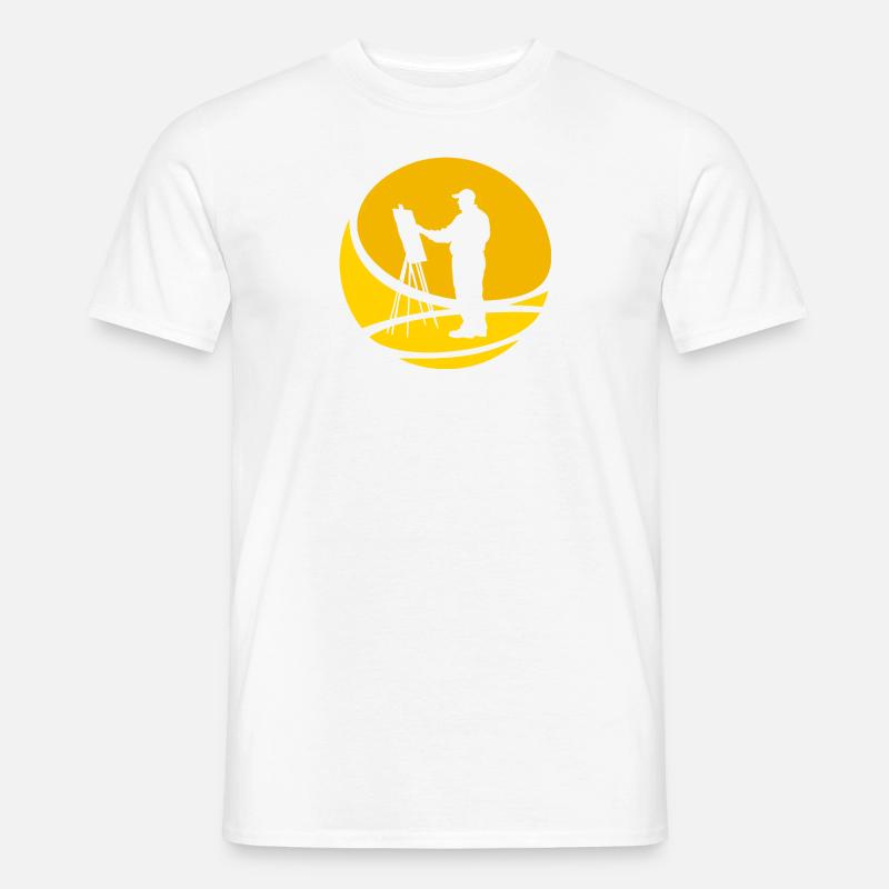 Malen Pinsel Painter - Männer T-Shirt - Weiß