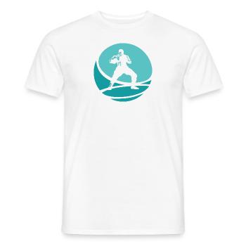 MMA Capoeira - T-shirt homme - blanc - Devant - AI Model Male 178 dark (178cm)
