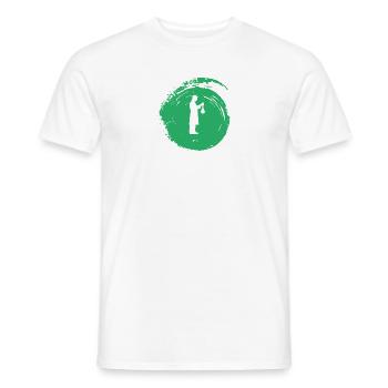 Chemistry Element Atom - Men's T-Shirt - white - Front - AI Model Male 178 dark (178cm)