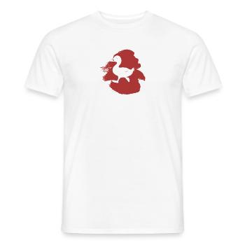 Enten Ente - Männer T-Shirt - Weiß - Vorne - AI Model Male 178 dark (178cm)