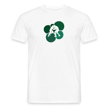 Kampfsport Wrestler - Männer T-Shirt - Weiß - Vorne - AI Model Male 178 dark (178cm)
