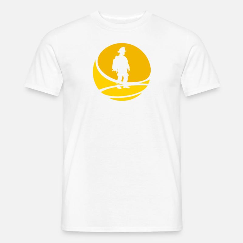 Pompier Pompier Pompier - T-shirt homme - blanc