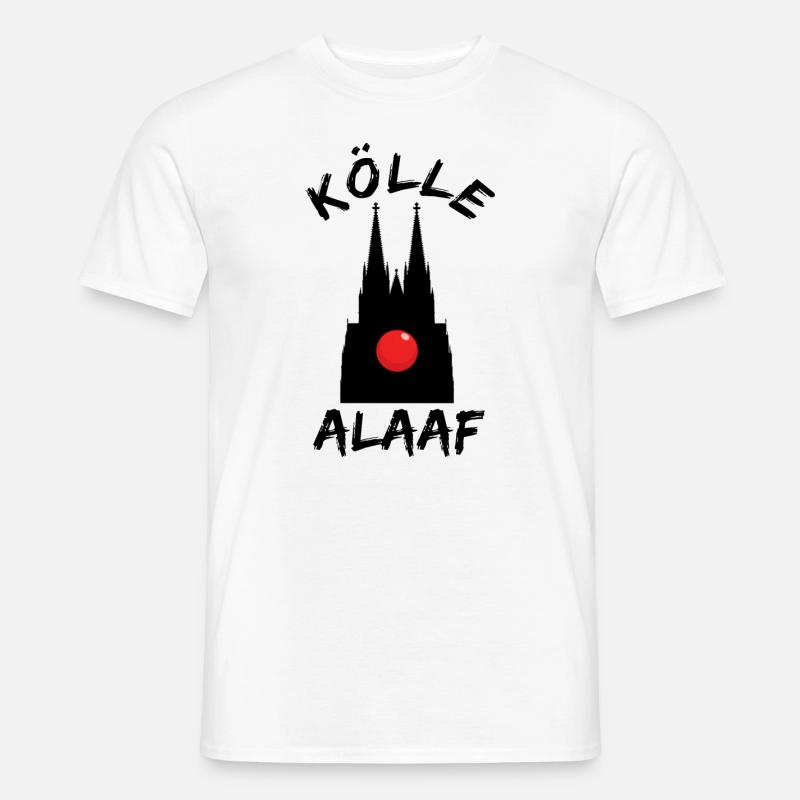 Karneval Kölle Alaaf am Kölner Dom - Männer T-Shirt - Weiß