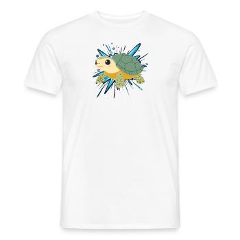 Turtle Ancient Turtle Turtles - Men's T-Shirt - white - Front - AI Model Male 178 dark (178cm)