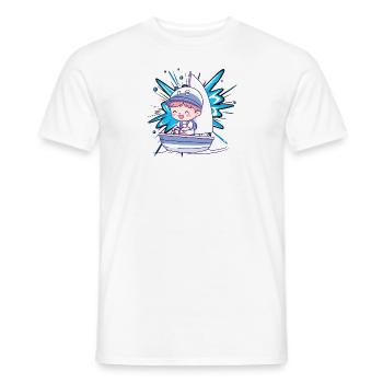 Segeln Segelboot Segelboote - Männer T-Shirt - Weiß - Vorne - AI Model Male 178 dark (178cm)