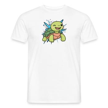 Turtle Turtles - Men's T-Shirt - white - Front - AI Model Male 178 dark (178cm)