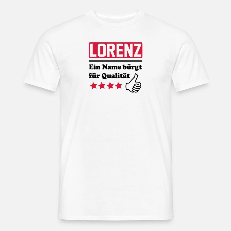 lorenz - T-shirt homme - blanc