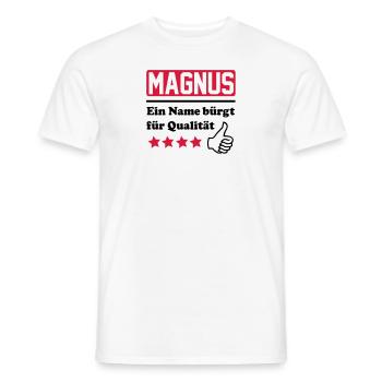 magnus - T-shirt homme - blanc - Devant - AI Model Male 178 dark (178cm)