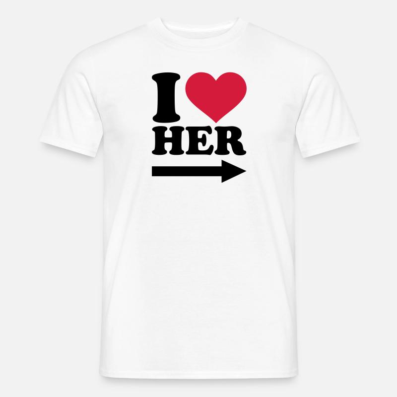 Freundin - Männer T-Shirt - Weiß