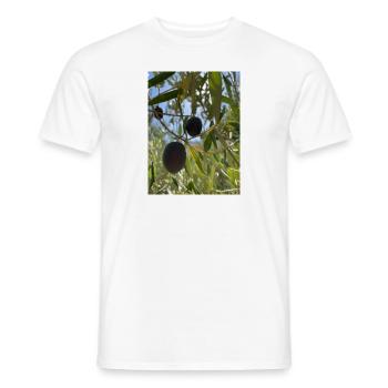 Olive - Männer T-Shirt - Weiß - Vorne - AI Model Male 178 dark (178cm)
