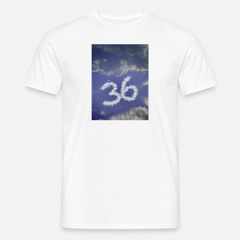 36 Clouds - Männer T-Shirt - Weiß