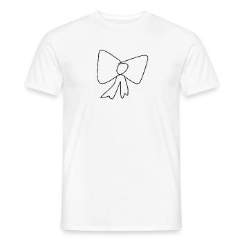 Loop Icon Pattern - Men's T-Shirt - white - Front - AI Model Male 178 dark (178cm)