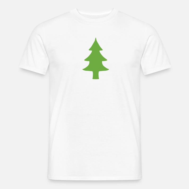 Fir tree tree natural green - Men's T-Shirt - white
