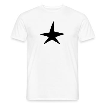 stern symbol form nacht - Männer T-Shirt - Weiß - Vorne - AI Model Male 178 dark (178cm)