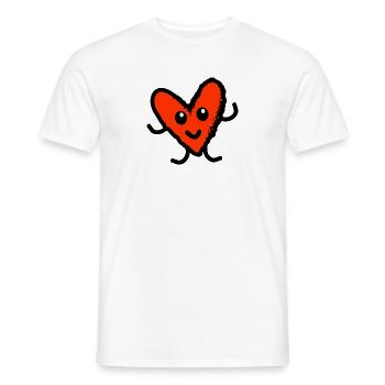 LIEBE. PAAR. GERADE VERHEIRATET. Junggesellinnenabschied. VALENTINSTAG. - Männer T-Shirt - Weiß - Vorne - AI Model Male 178 dark (178cm)