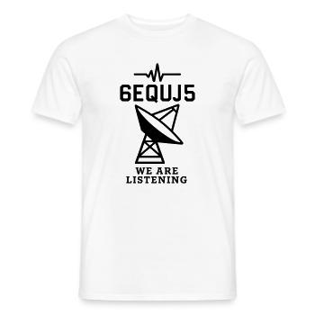 PLEURAGE! Signal - T-shirt homme - blanc - Devant - AI Model Male 178 dark (178cm)
