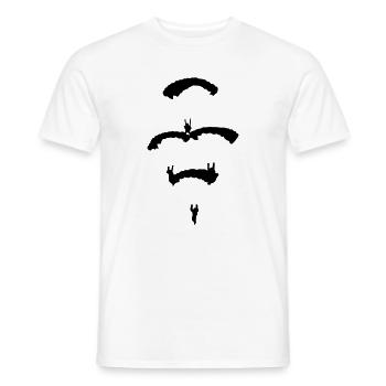 Fallschirm Diamant - Männer T-Shirt - Weiß - Vorne - AI Model Male 178 dark (178cm)