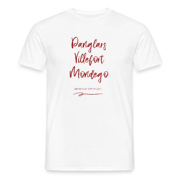 Danglars Villefort Mondego - Männer T-Shirt - Weiß - Vorne - AI Model Male 178 dark (178cm)