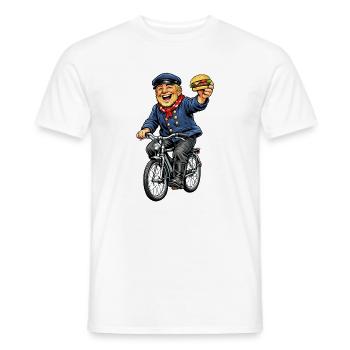 Ostfriese Hamburger - Männer T-Shirt - Weiß - Vorne - AI Model Male 178 dark (178cm)