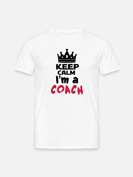 I'm a coach - T-shirt homme - blanc