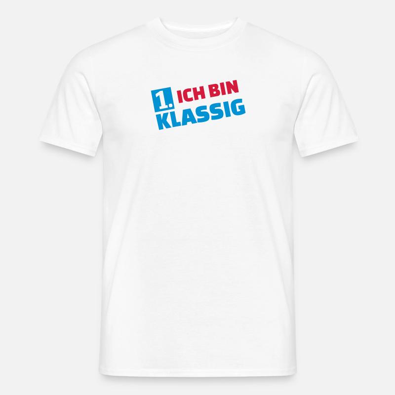 Erstklassig - Männer T-Shirt - Weiß
