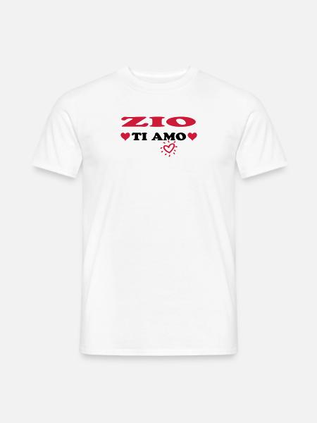 Zio ti amo - Men's T-Shirt - white