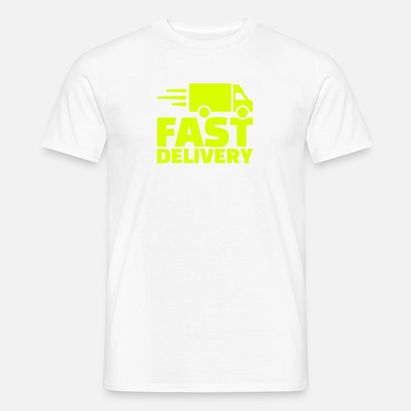 Fast delivery - Männer T-Shirt - Weiß