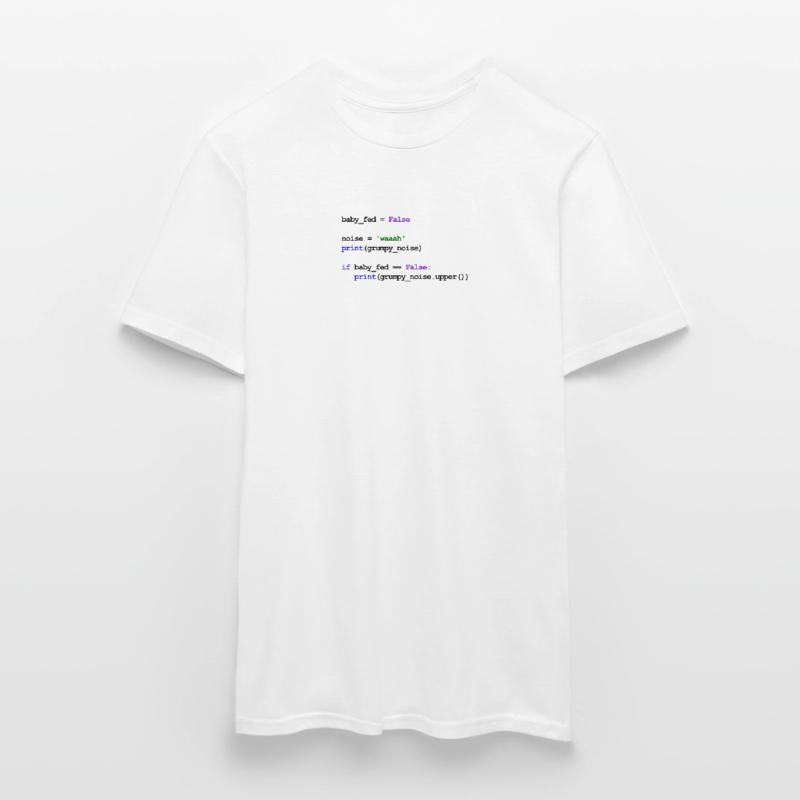 Python Code New Baby - Nourrir bébé T-shirt Homme