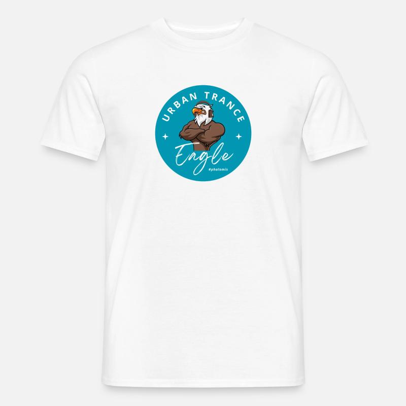 Urban Trance Eagle Phalomis - Männer T-Shirt - Weiß
