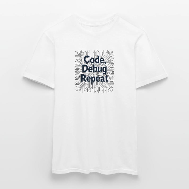 Code Debug Repeat - Software Engineer Männer T-Shirt