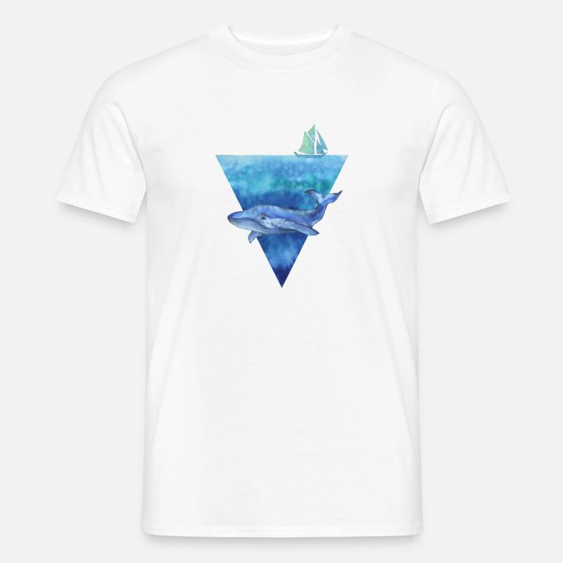 Wal Wal Wal - Männer T-Shirt - Weiß