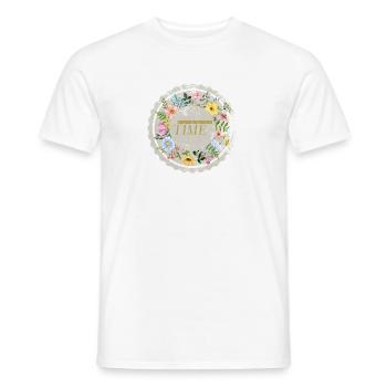 Summer Time: Die schönste Zeit des Jahres! - Männer T-Shirt - Weiß - Vorne - AI Model Male 178 dark (178cm)