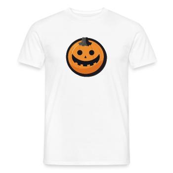 Halloween Smile - Men's T-Shirt - white - Front - AI Model Male 178 dark (178cm)
