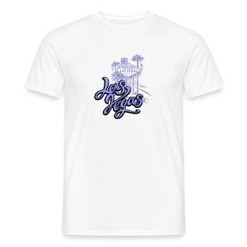 Las Vegas - T-shirt homme - blanc - Devant - AI Model Male 178 dark (178cm)
