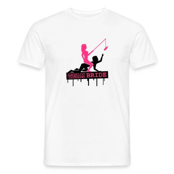 Team Bride - Männer T-Shirt - Weiß - Vorne - AI Model Male 178 dark (178cm)