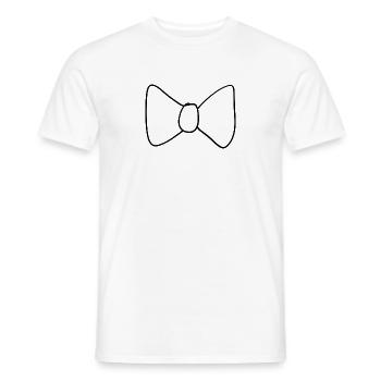 Vêtements de symbole d’arc - T-shirt homme - blanc - Devant - AI Model Male 178 dark (178cm)