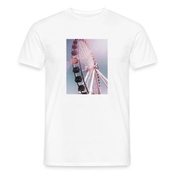 Riesenrad in Chicago Summer - Männer T-Shirt - Weiß - Vorne - AI Model Male 178 dark (178cm)