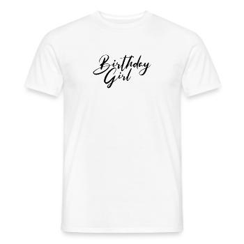 Birthday Girl - Men's T-Shirt - white - Front - AI Model Male 178 dark (178cm)