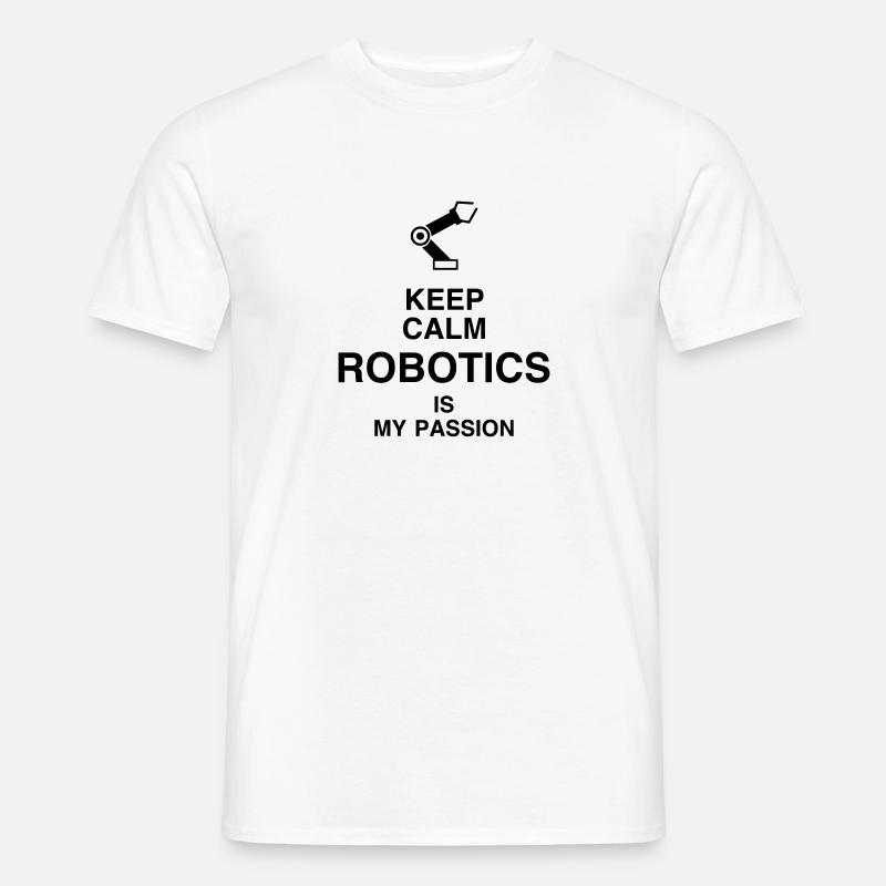 Robotik / Roboter / Robot / Robotics - Männer T-Shirt - Weiß