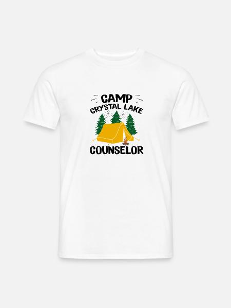Camp Crystal Lake Berater - Männer T-Shirt - Weiß