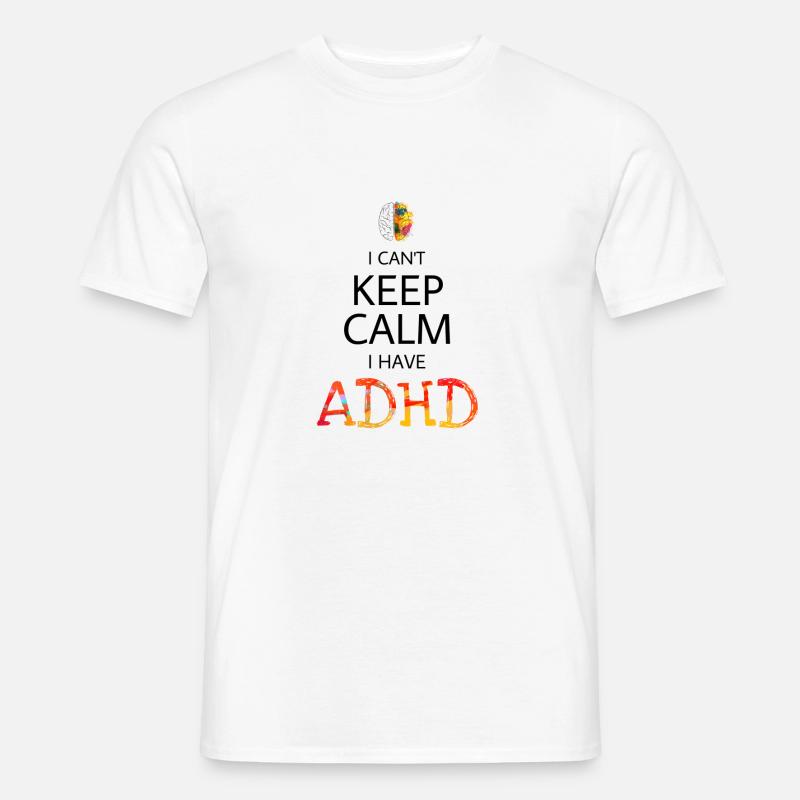 ADHD - Mænd T-shirt - hvid