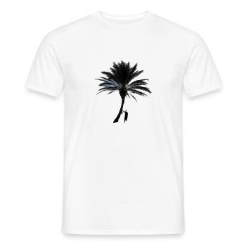 Palme - Männer T-Shirt - Weiß - Vorne - AI Model Male 178 dark (178cm)